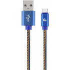 Cablu de date / adaptor Gembird USB Male la USB-C Male, 2 m, Blue