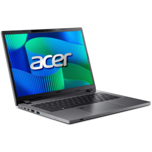 Acer 14'' TravelMate P2 TMP214-43, WUXGA IPS, Procesor AMD Ryzen™ 5 7530U (16M Cache, up to 4.50 GHz), 16GB DDR5, 512GB SSD, AMD Radeon, Win 11 Pro, Steel Gray