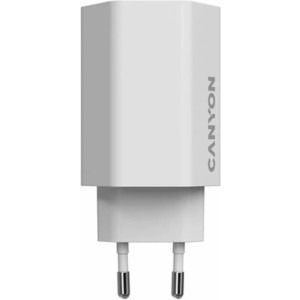 Canyon HEXAGON 65, GaN, 2x USB-C, 1x USB, 65W, Power Delivery, White