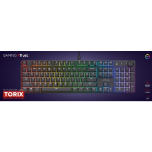 Trust GXT 866 Torix RGB Huano White Switch Mecanica Black
