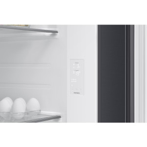 Samsung RS80F66KBFEO, 634 L, Clasa B, Full No Frost, Digital Inverter, Twin Cooling Plus, Metal Cooling, Smart Conversion, SmartThings, Dozator de apa & gheata, Control electronic, 178 cm, Inox negru