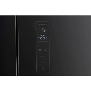 Beko GNO4031GS, 401 L, NeoFrost Dual Cooling, ProSmart Inverter, Display, Clasa E, 180 cm, Sticla antracit