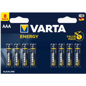 Varta Energy AAA, Alcaline, 8 buc