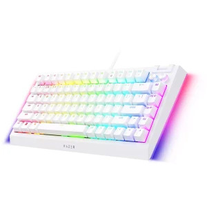 Razer BlackWidow V4 75% White Orange Tactile Gen-3 Switch Mecanica
