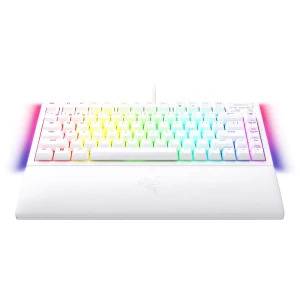Razer BlackWidow V4 75% White Orange Tactile Gen-3 Switch Mecanica