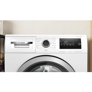 Bosch WAN28164BY, 8 kg, 1400 RPM, Clasa A, EcoSilence Drive, ActiveWater Plus, SpeedPerfect, VarioDrum, Alb