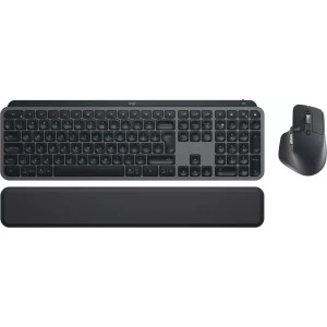Kit periferice Logitech MX Keys S Combo Wireless/Bluetooth, Graphite