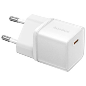 Baseus P10162503213-00, 1x USB-C, Quick Charge 20 W, GaN, White
