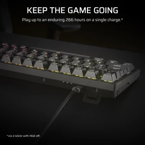Corsair K65 Plus RGB 75% RGB MLX Fusion Switch Mecanica