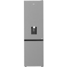Combina frigorifica Beko B3RCNA404HDXB, 355 L, Clasa E, No Frost, HarvestFresh, AeroFlow, MaxStore, Dozator apa, Control electronic, 203 cm, Metal Look