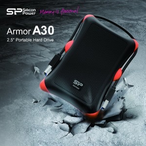 Silicon Power Armor A30 1TB 2.5 inch USB 3.0 Black