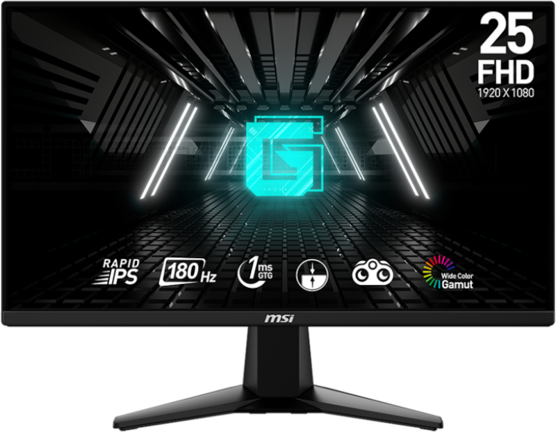 Monitor LED MSI Gaming G255F 24.5 inch FHD IPS 1 ms 180 Hz