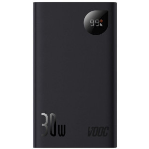 Baseus Adaman2 Digital Display, 20000mAh, 30W VOOC Edition, Black, cablu USB la USB-C inclus