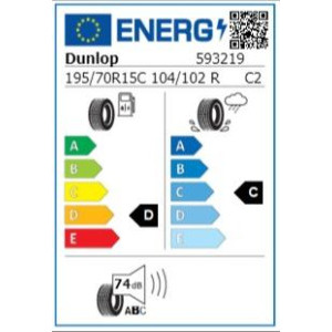 Dunlop Econodrive Allseason195/70R15C 104/102R