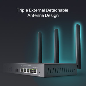 Omada by TP-LINK Gigabit ER706W Dual-Band WiFi 6