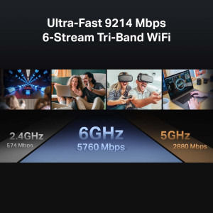 TP-LINK 2.5Gigabit ARCHER BE550 Tri-Band WiFi 7
