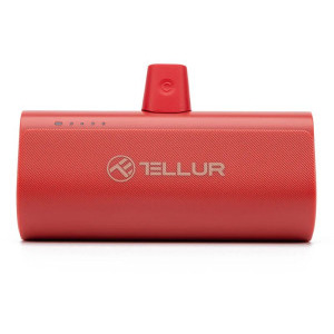 Tellur PD202 5000 mAh, QC3.0 18W + PD20W, USB-C, Red