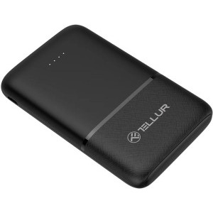 Tellur 5000 mAh, 2x USB, 1x USB-C, Black