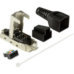 Accesoriu retea Logilink Mufa RJ45 pentru cablu FTP & S/FTP CAT6a Manson