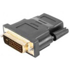 Adaptor Lanberg 1x DVI-D Dual Link Male - 1x HDMI 1.4 Female, Negru