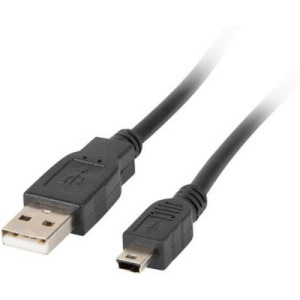 Cablu periferice Lanberg USB tip A 2.0 Male la micro USB 2.0 Male, 1.8 m, Negru