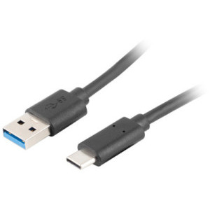 Lanberg USB-C 3.2 Gen 1 Male la USB tip A 3.2 Gen 1 Male, 1.8 m, Negru