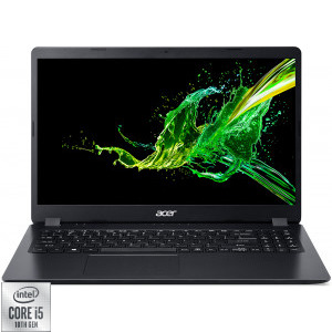 Acer 15.6'' Aspire 3 A315-56, FHD, Procesor Intel® Core™ i5-1035G1 (6M Cache, up to 3.60 GHz), 8GB DDR4, 512GB SSD, GMA UHD, Linux, Black