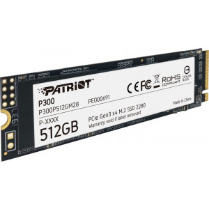 Patriot P300 512GB PCI Express 3.0 x4 M.2 2280